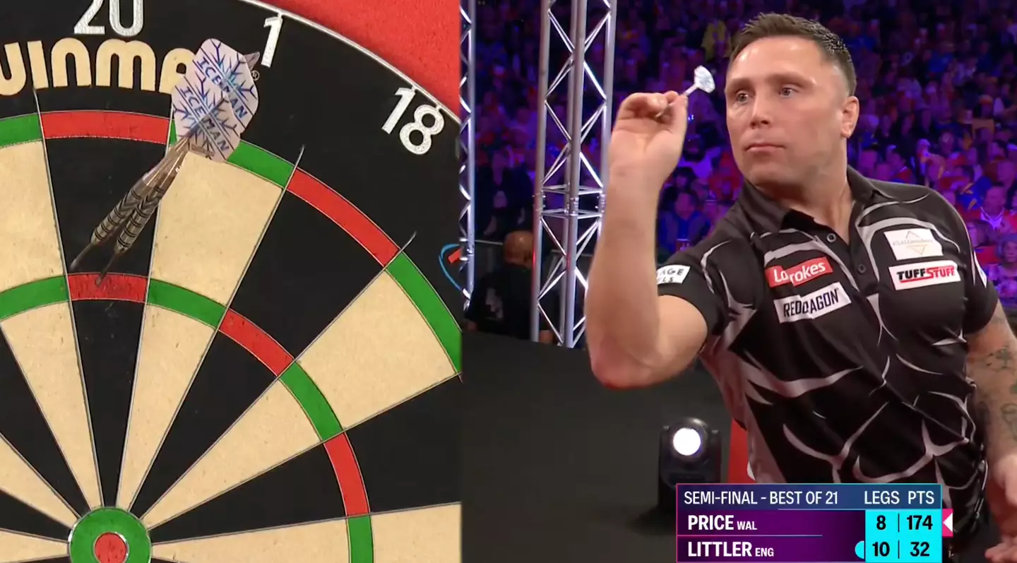 Price is ranked ninth on the PDC Order of Merit (Image: ITV Sport)