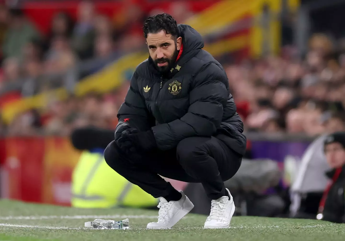 Ruben Amorim at Old Trafford (credit: getty)