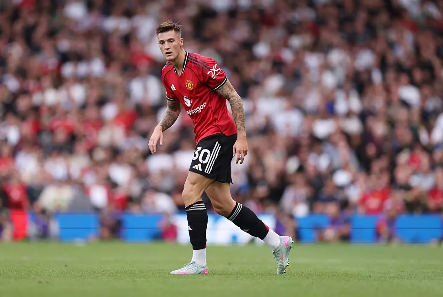 Benjamin Sesko has failed to impress in two performances for United. (Image: Catherine Ivill - AMA/Getty Images)
