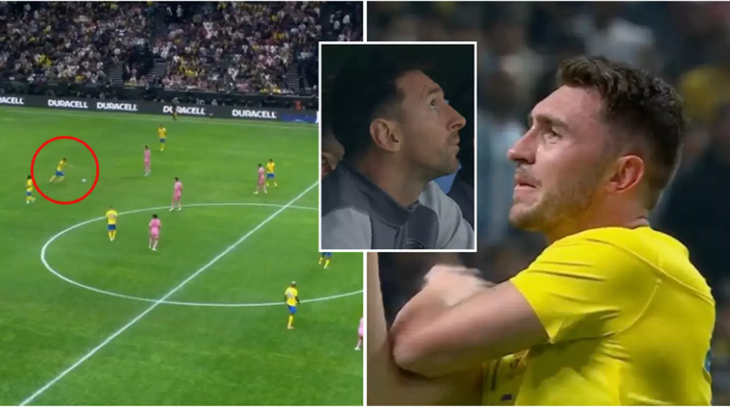 Aymeric Laporte scores incredible goal from inside his own half for Al Nassr vs Inter Miami
