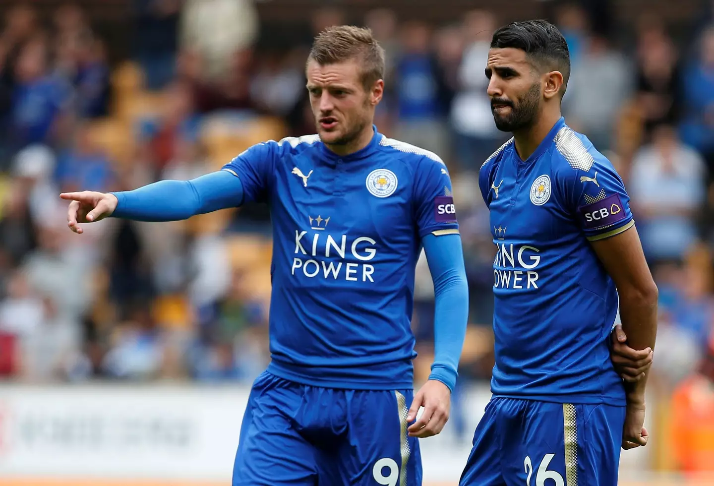 Jamie Vardy and Riyad Mahrez during their time at Leicester City. (Image