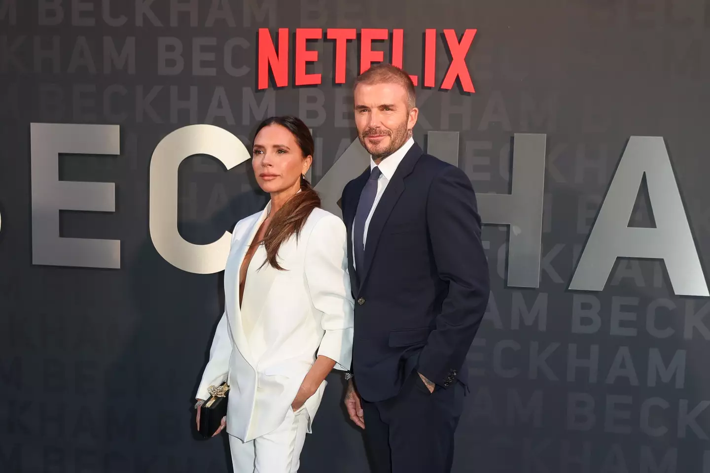 David and Victoria Beckham. (