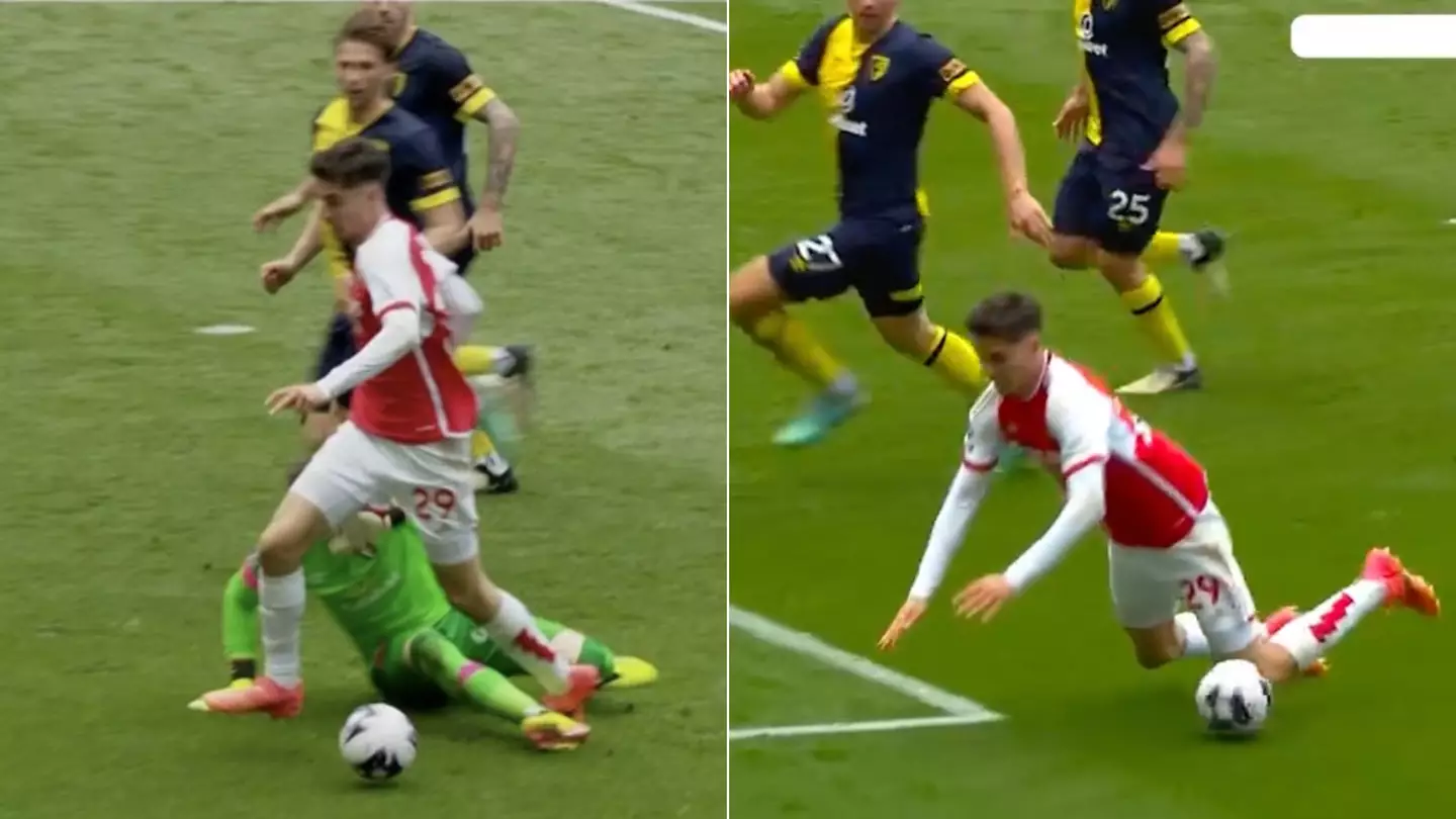 Fans are split over whether Kai Havertz 'dived' to win penalty against Bournemouth