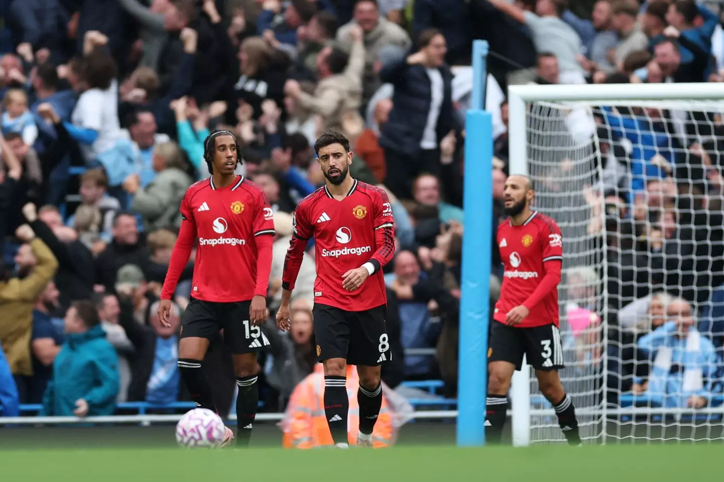 United struggled to create opportunities against City on Sunday. Image credit: Getty
