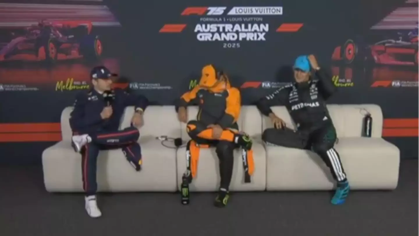 Max Verstappen's incredibly sarcastic response to post-race question about his relationship with George Russell is going viral
