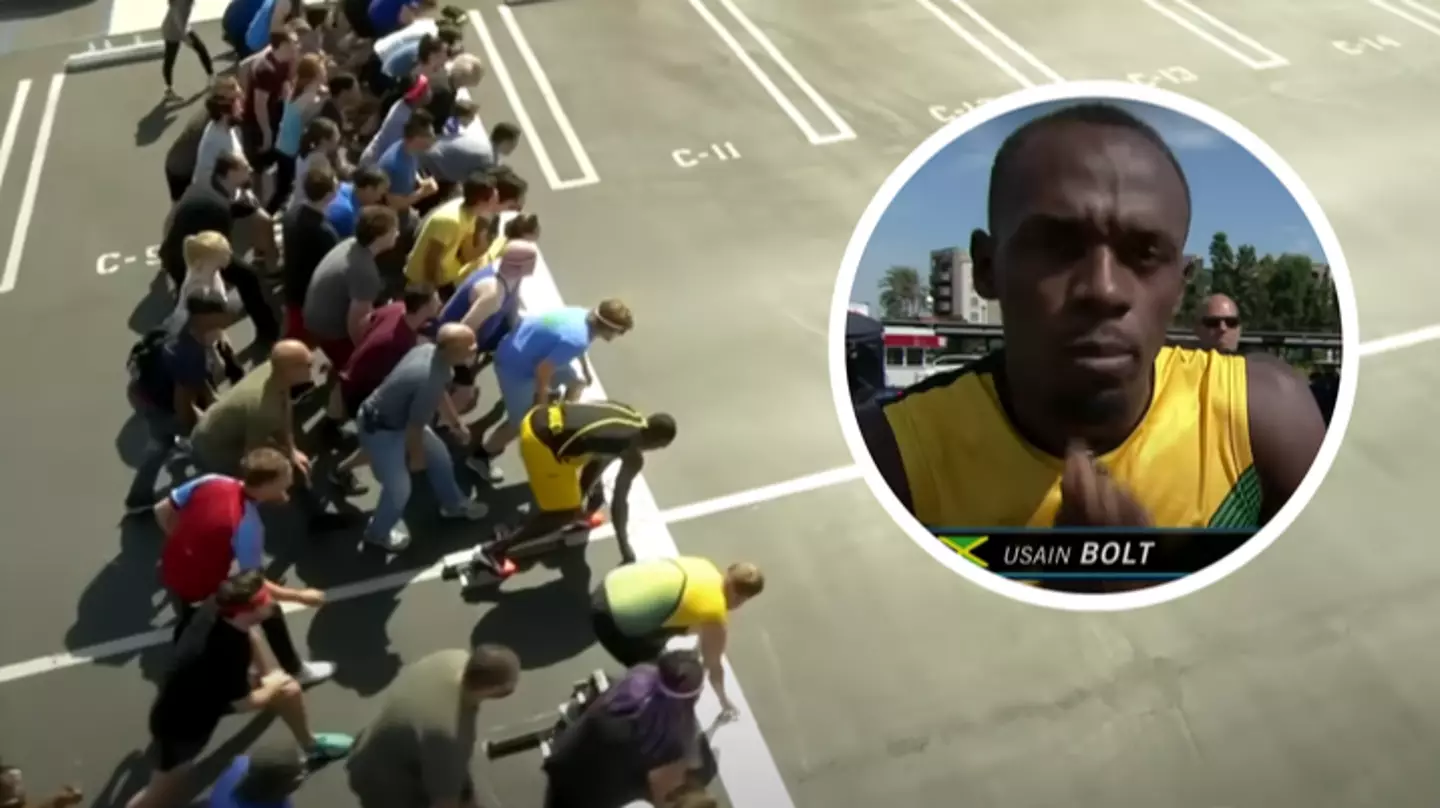 Usain Bolt raced average humans in 100m race and what happened next is extraordinary