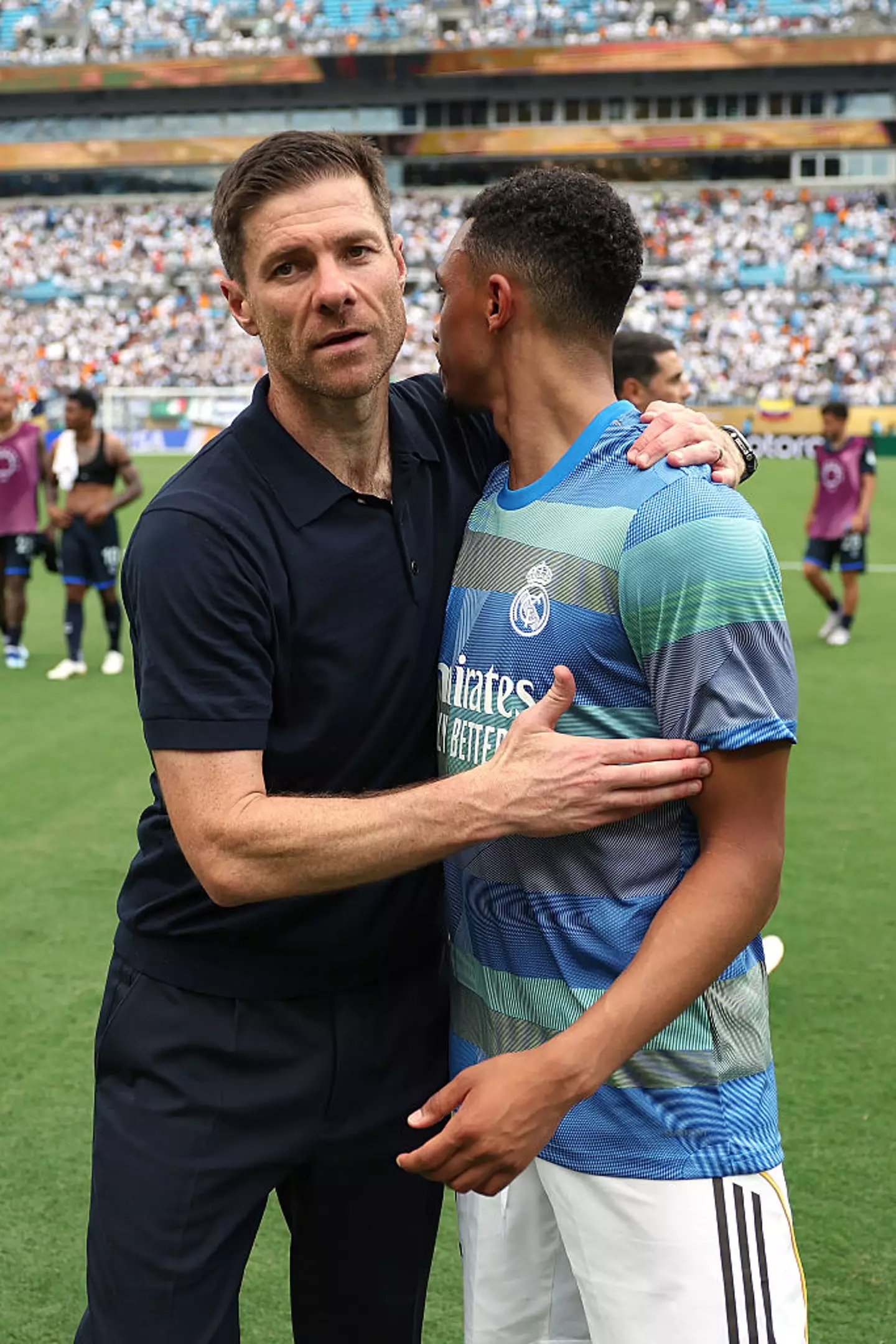 Xabi Alonso and Trent Alexander-Arnold (Credit:Getty)