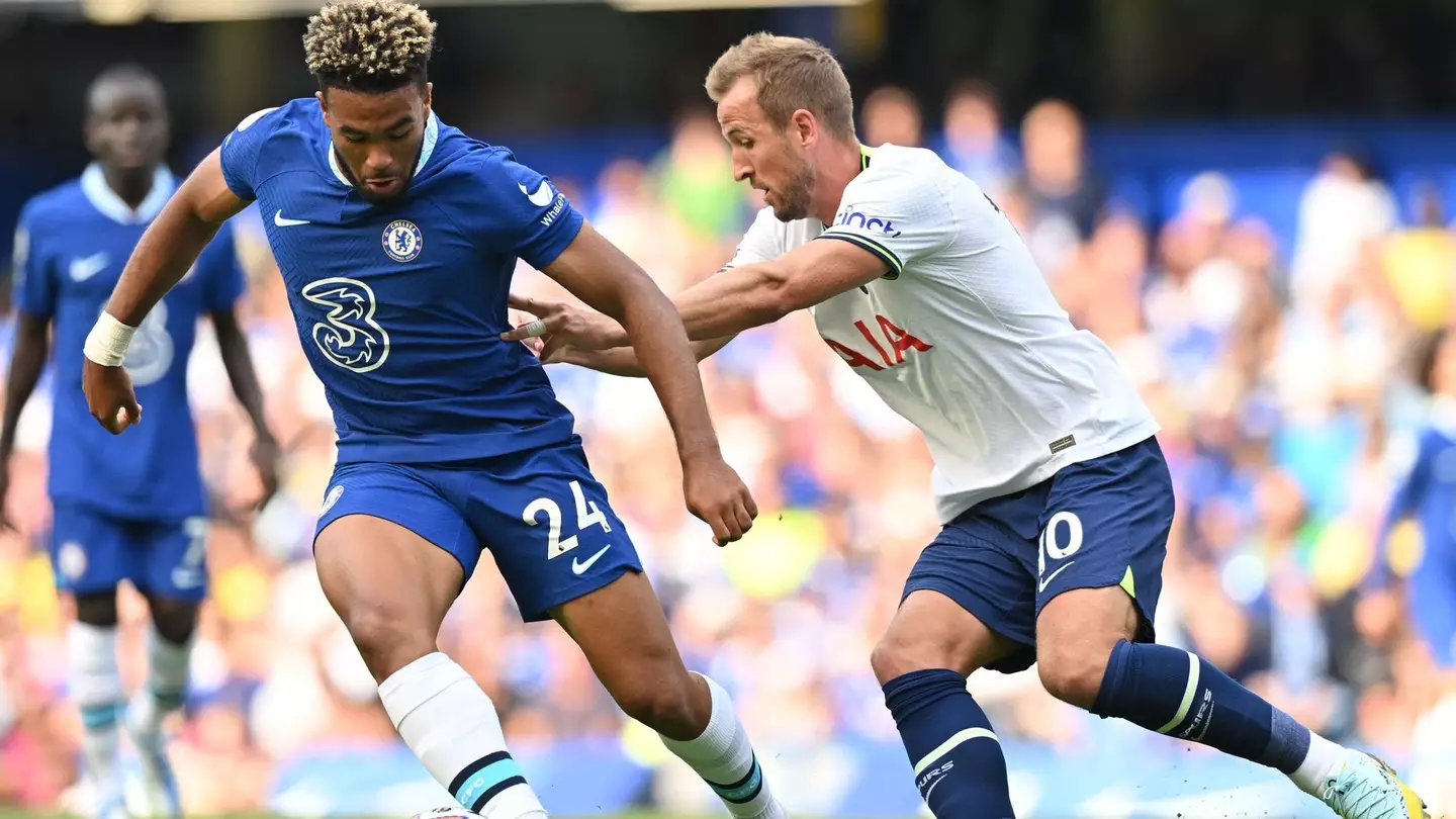 Harry Kane and Reece James. (Chelsea FC)