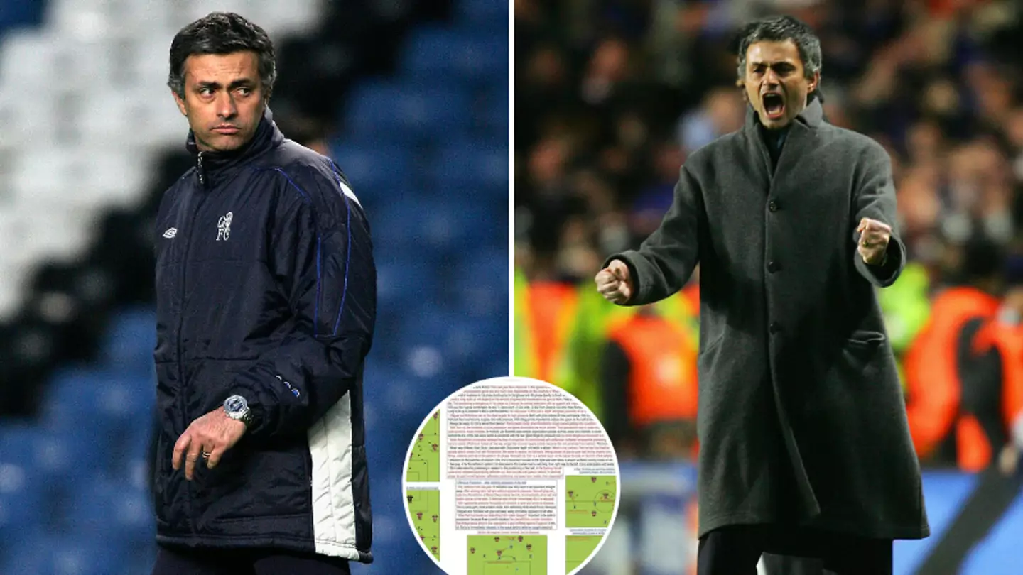 Jose Mourinho's detailed scouting report on Barcelona was leaked online and it included his plan to stop Lionel Messi