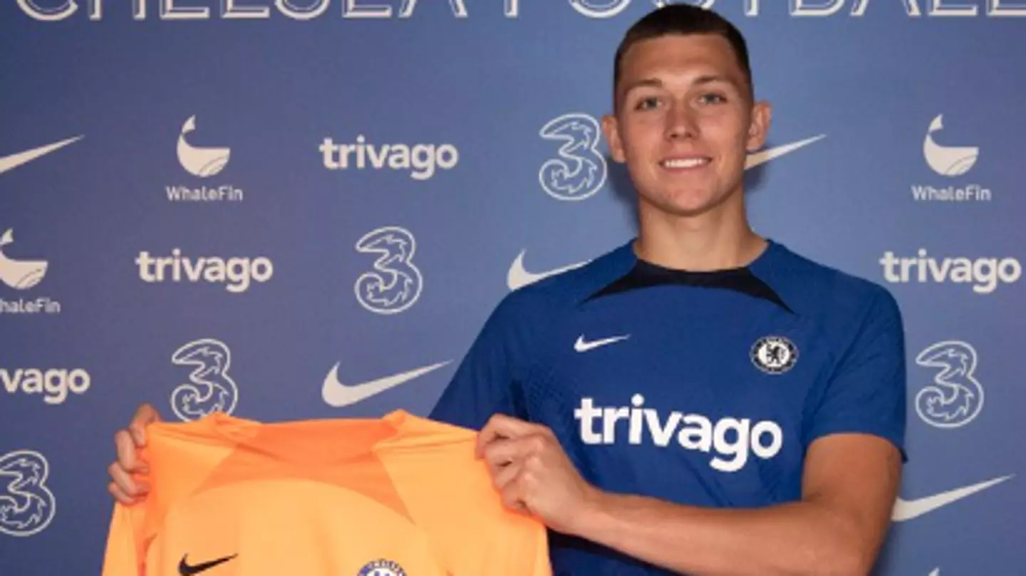 Gabriel Slonina joins Chelsea. (Chelsea FC)