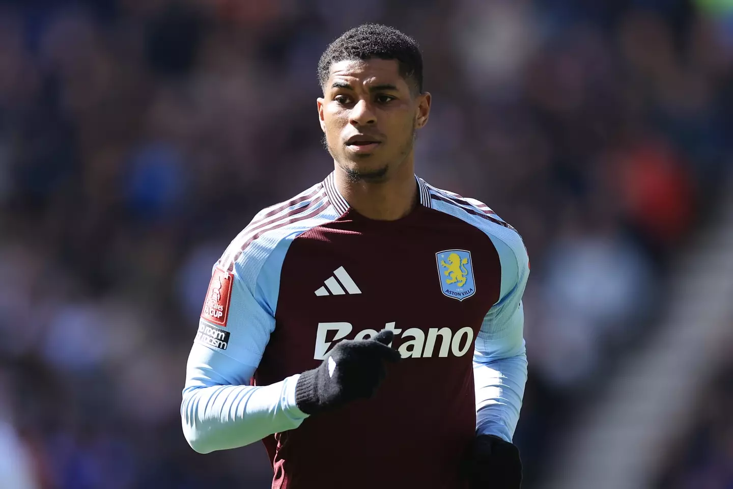 Marcus Rashford has been in good form since joining Aston Villa on loan. Image: Getty