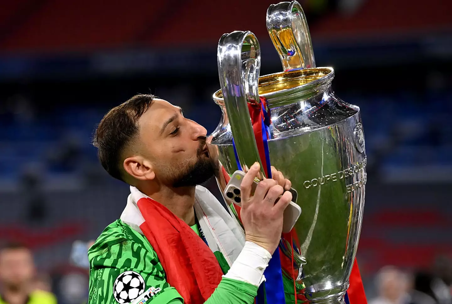 Gianluigi Donnarumma helped PSG win the Champions League (Credit:Getty)