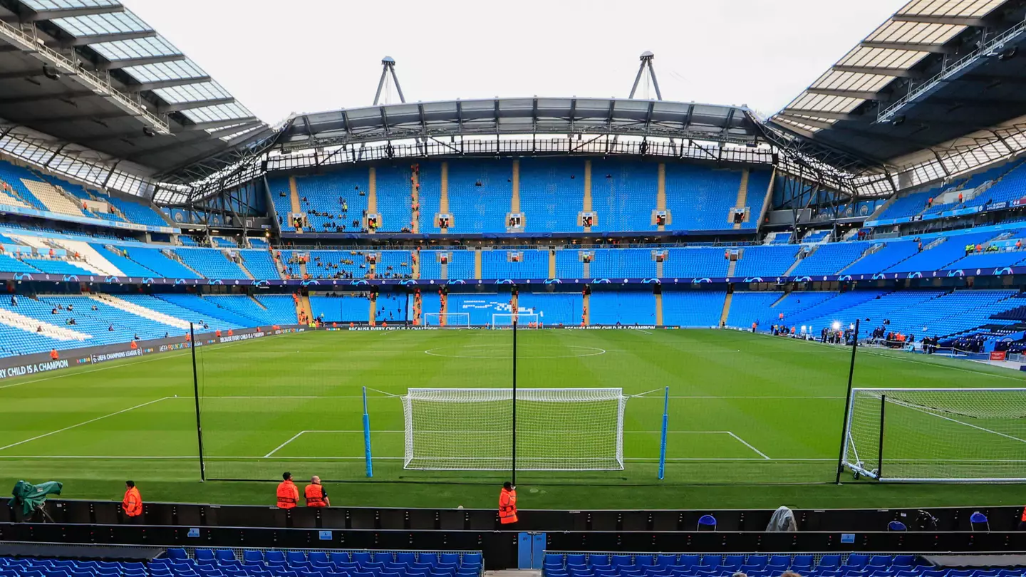 Manchester City's Etihad Stadium. 