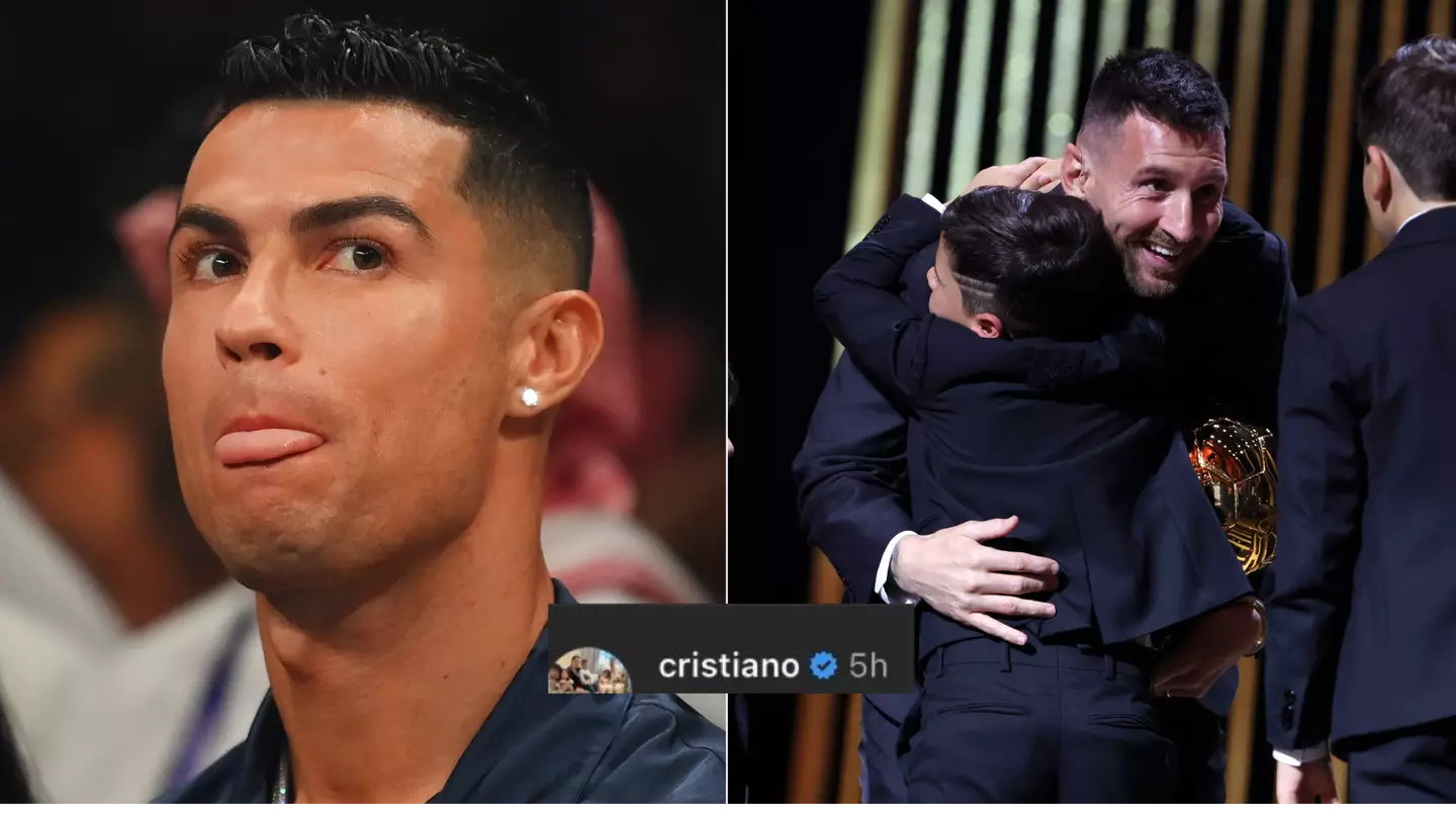 Why Cristiano Ronaldo posted laughing emojis in social media 'dig' at Lionel Messi