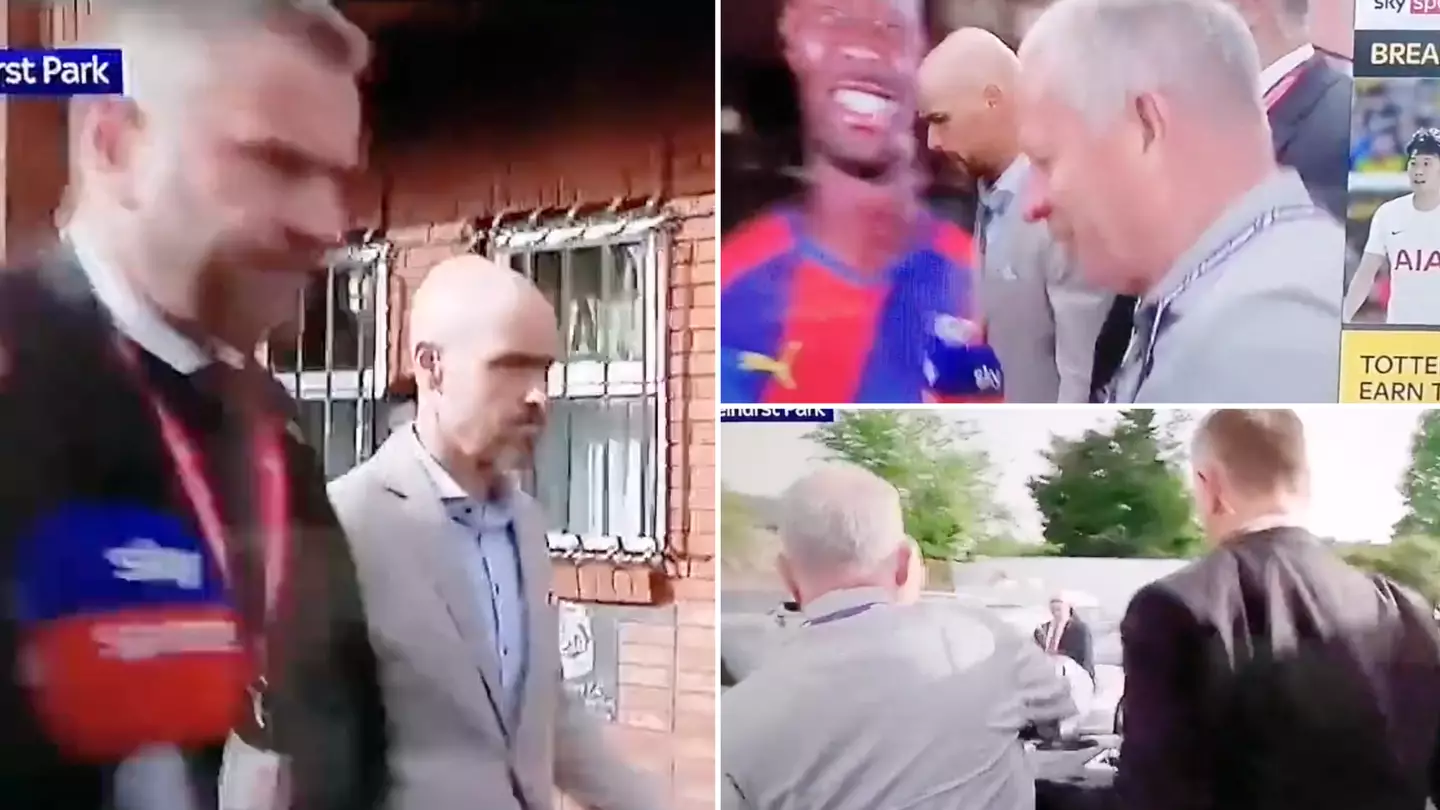 New Manchester United Boss Snubbed Sky Sports Reporter In Awkward Encounter