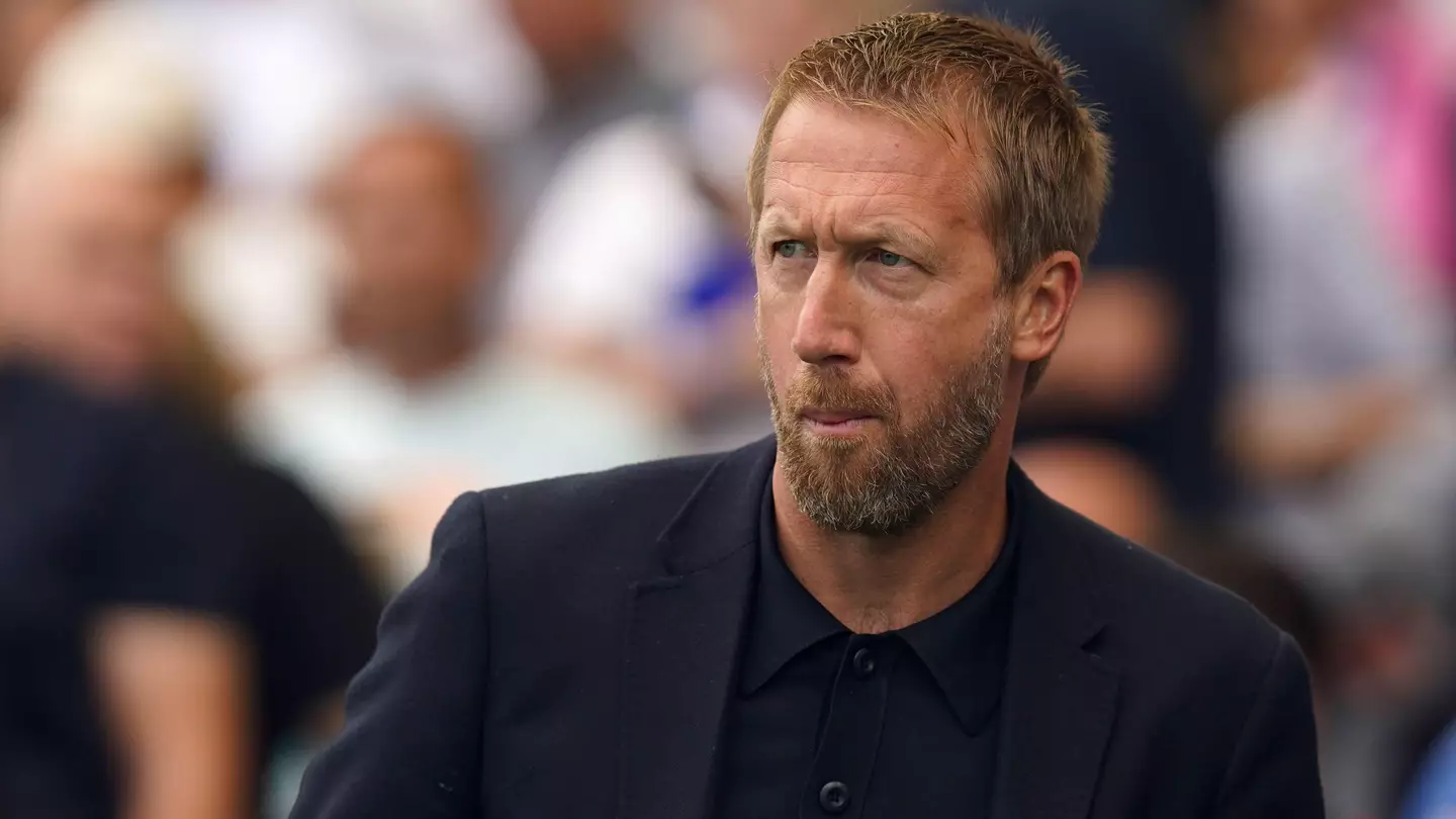 Graham Potter during a Premier League match at the AMEX Stadium. (Alamy)
