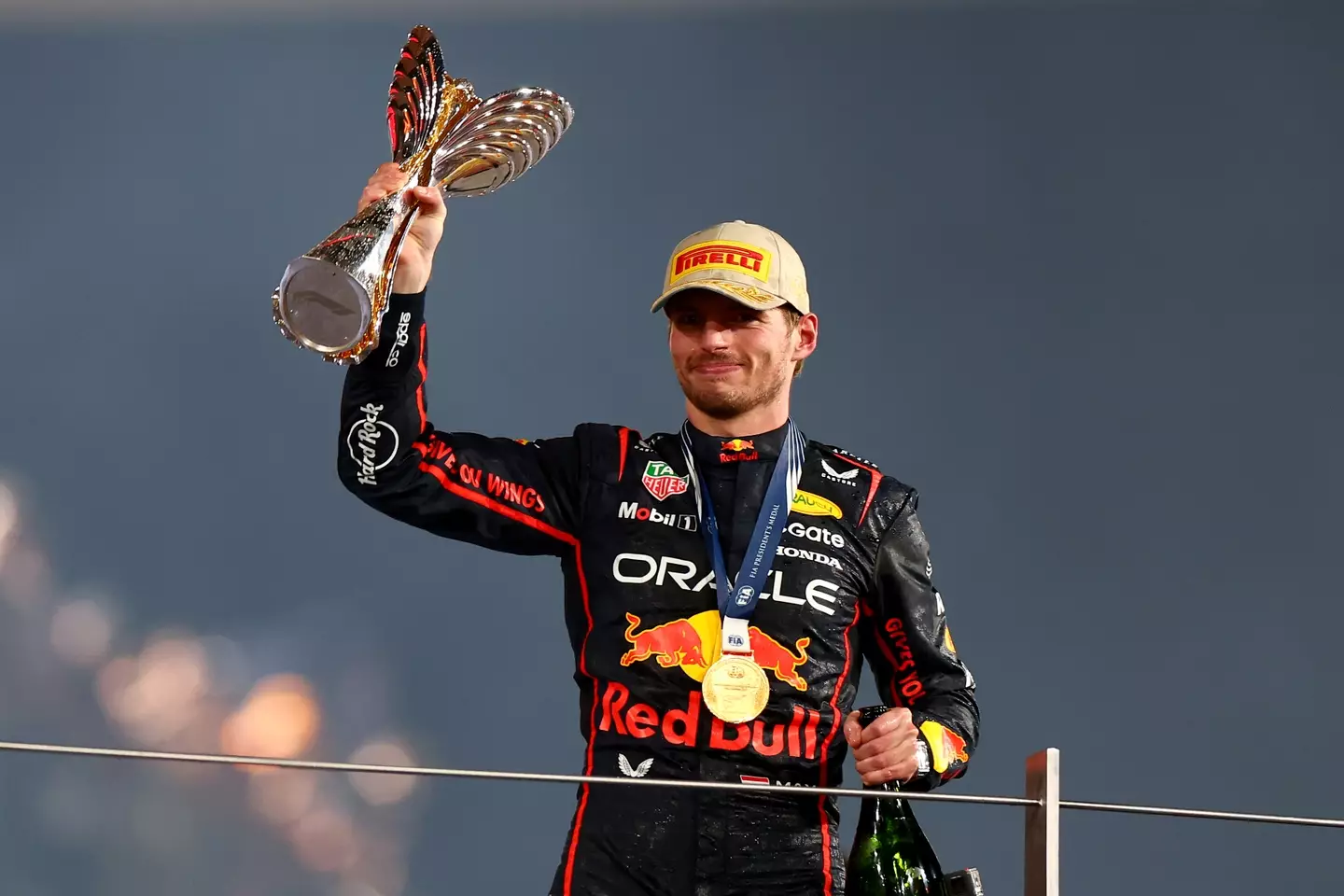 Victory in Abu Dhabi was not enough for Max Verstappen to win the world title (Image: Getty)
