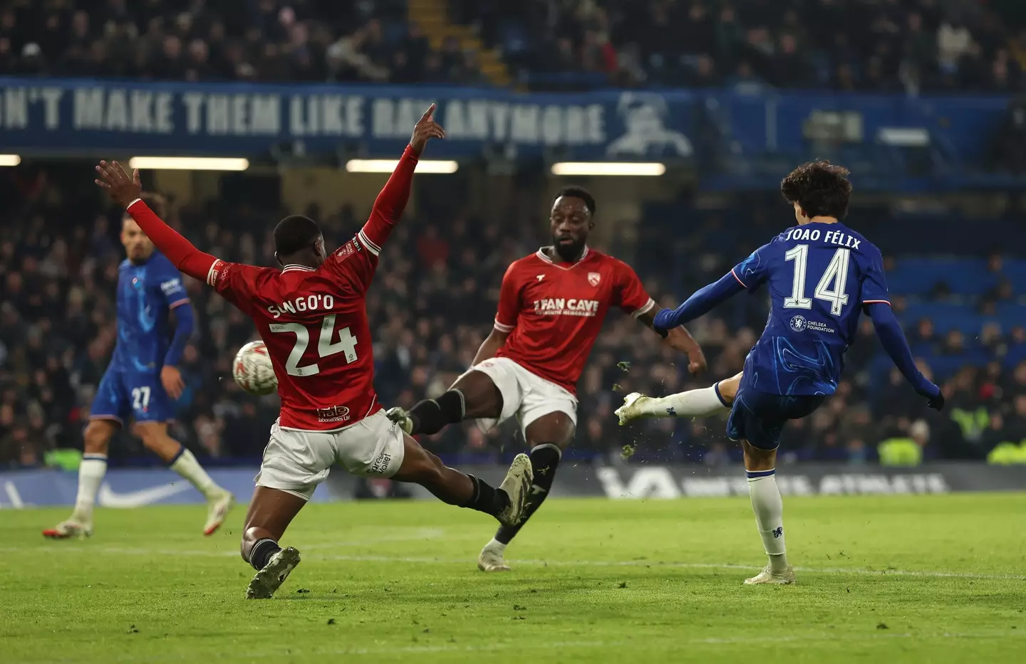 Morecambe played Chelsea in the FA Cup earlier this season. Image: Getty