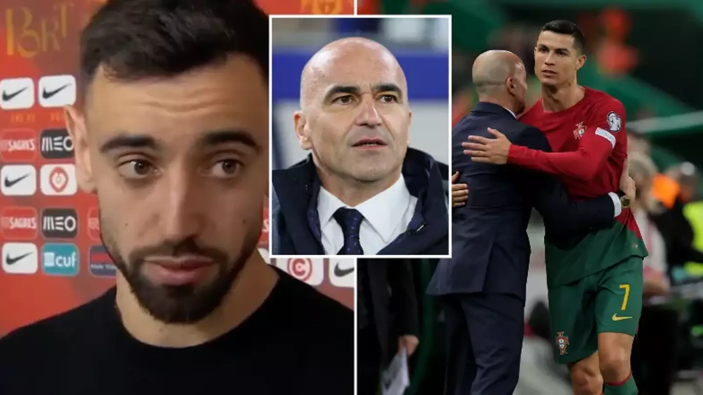 Bruno Fernandes publicly disagrees with Cristiano Ronaldo's verdict on Roberto Martinez