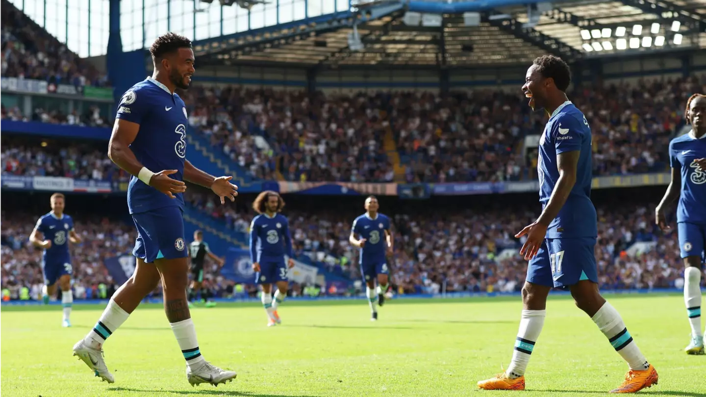 Reece James and Raheem Sterling. (Chelsea FC)