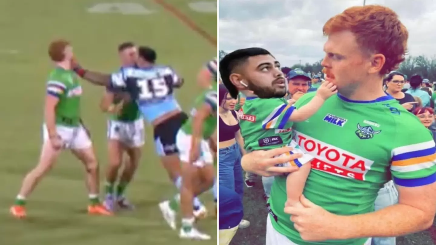 Corey Horsburgh posts savage meme after being punched by Cronulla Sharks player