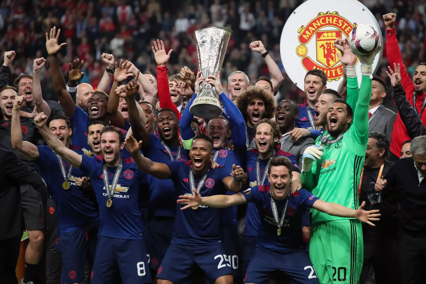 Manchester United won the Europa League for the first time in 2017, however have failed to win it since despite reaching the final again in 2021. (Alamy)