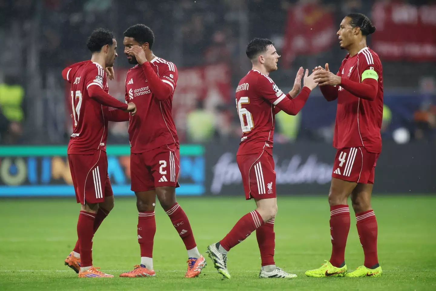 Van Dijk wants Roberston to stay. Image credit: Getty