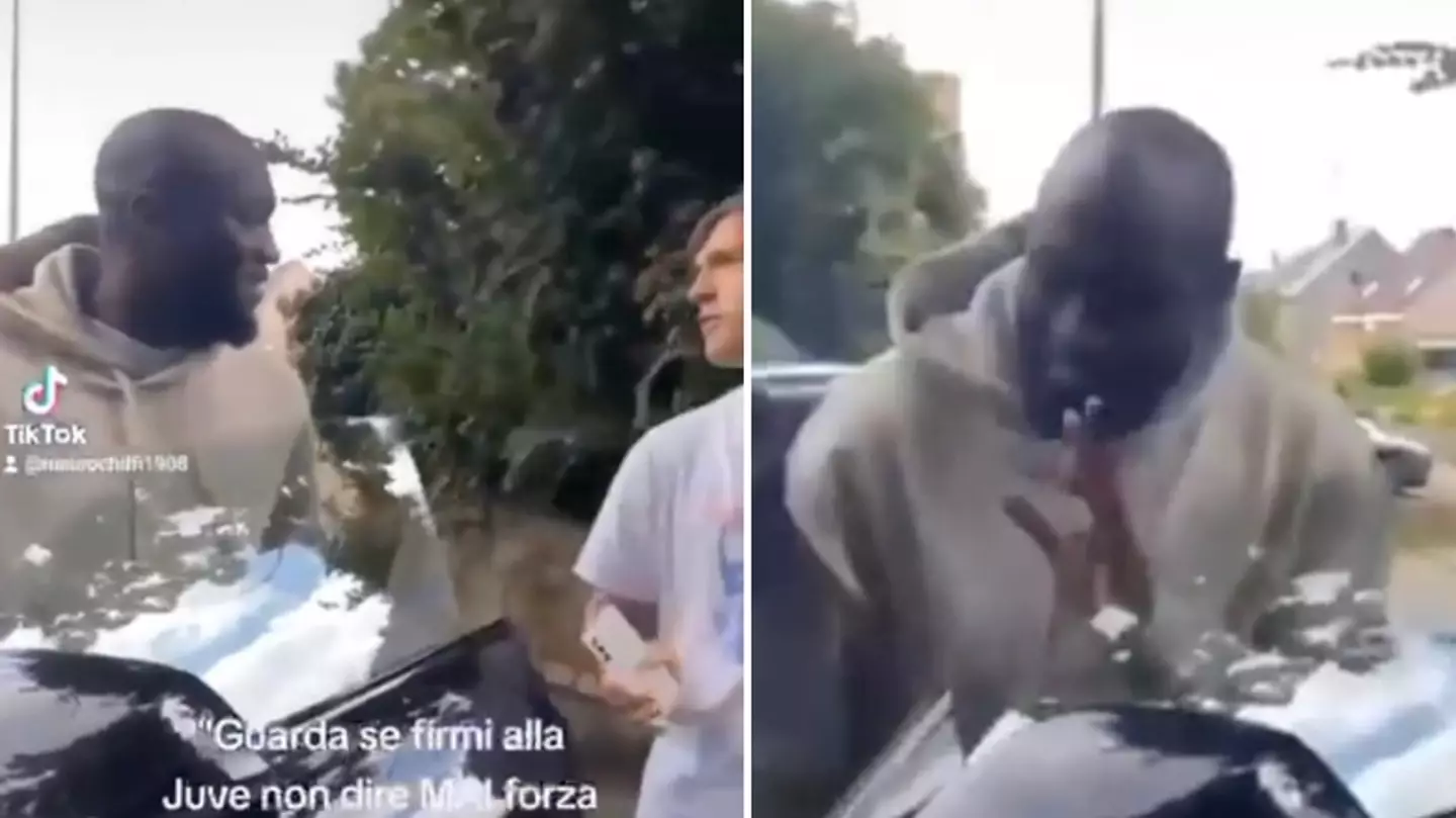 Romelu Lukaku approached by Inter Milan fan asking about his move to Juventus