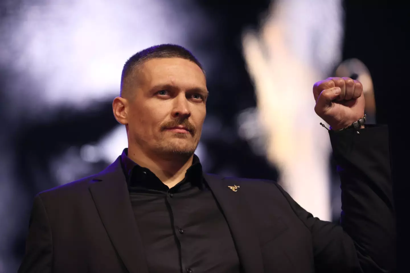 While Usyk says he 'will speak in the ring.'