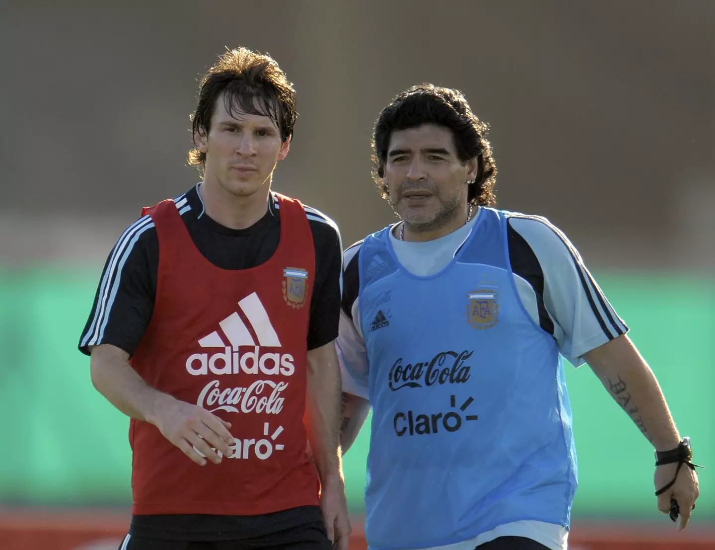 Maradona managed Messi in his time as Argentina head coach. (Image