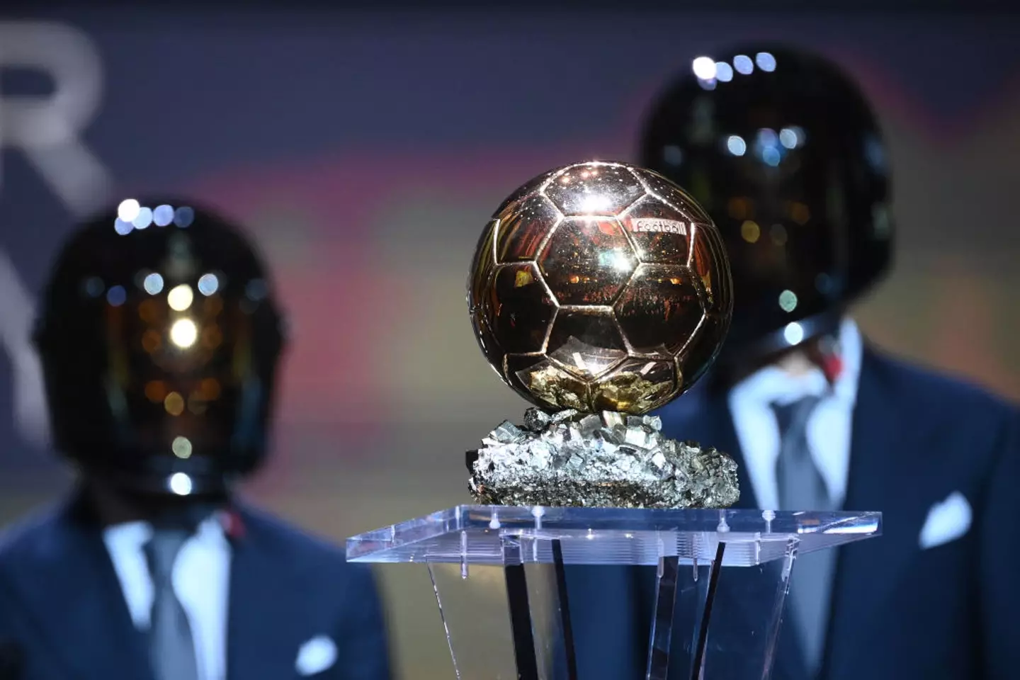 The Ballon d'Or trophy (Credit:Getty)