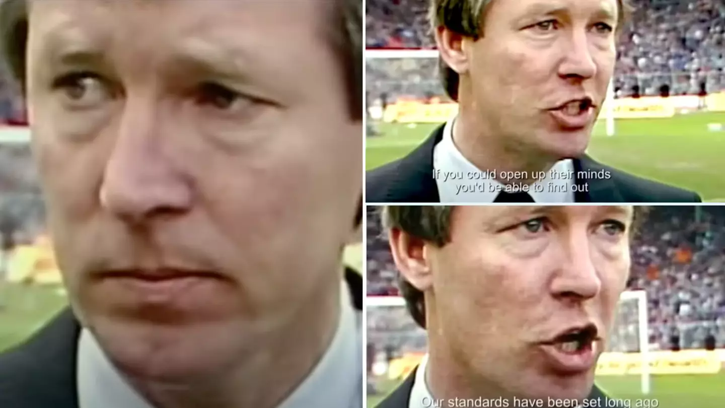 Sir Alex Ferguson interview after cup final win goes viral with Man Utd fans all making the same point