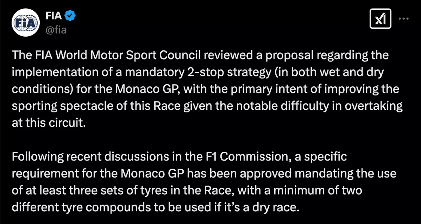 Image: Twitter/@FIA