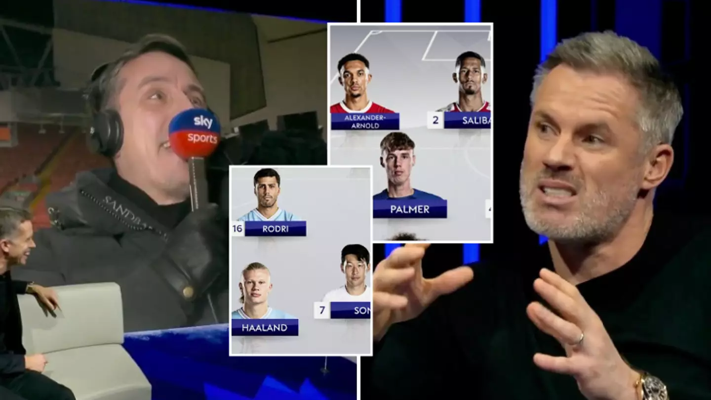 Gary Neville and Jamie Carragher name their Premier League teams of the season so far, agree on eight players
