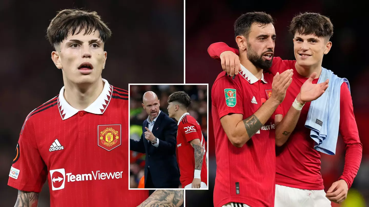 Alejandro Garnacho still isn't allowed in Man Utd's first-team dressing room