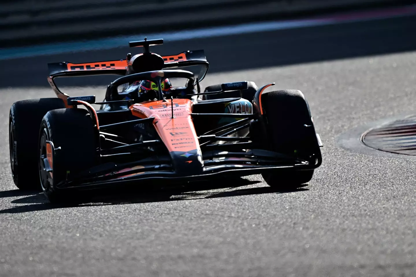 Oscar Piastri was in action for McLaren on Tuesday. Image: Getty