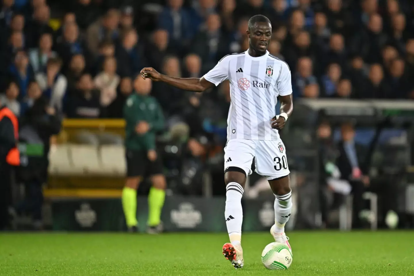 Bailly managed just eight appearances for Besiktas (Image: Getty)