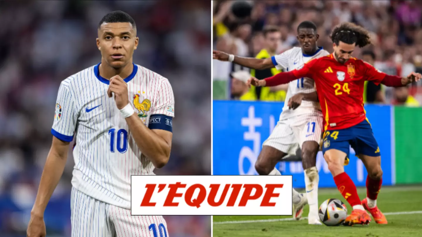 L'Equipe savage France team after Spain defeat with one player given brutal match rating of just two