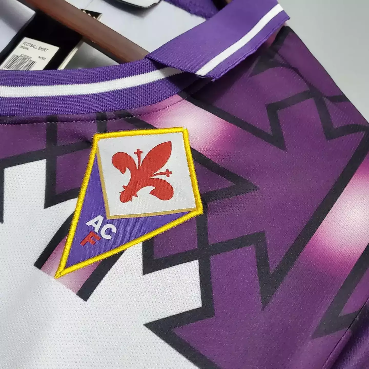 A close-up of the design, which depicts the Nazi swastika. Image credit: Getty
