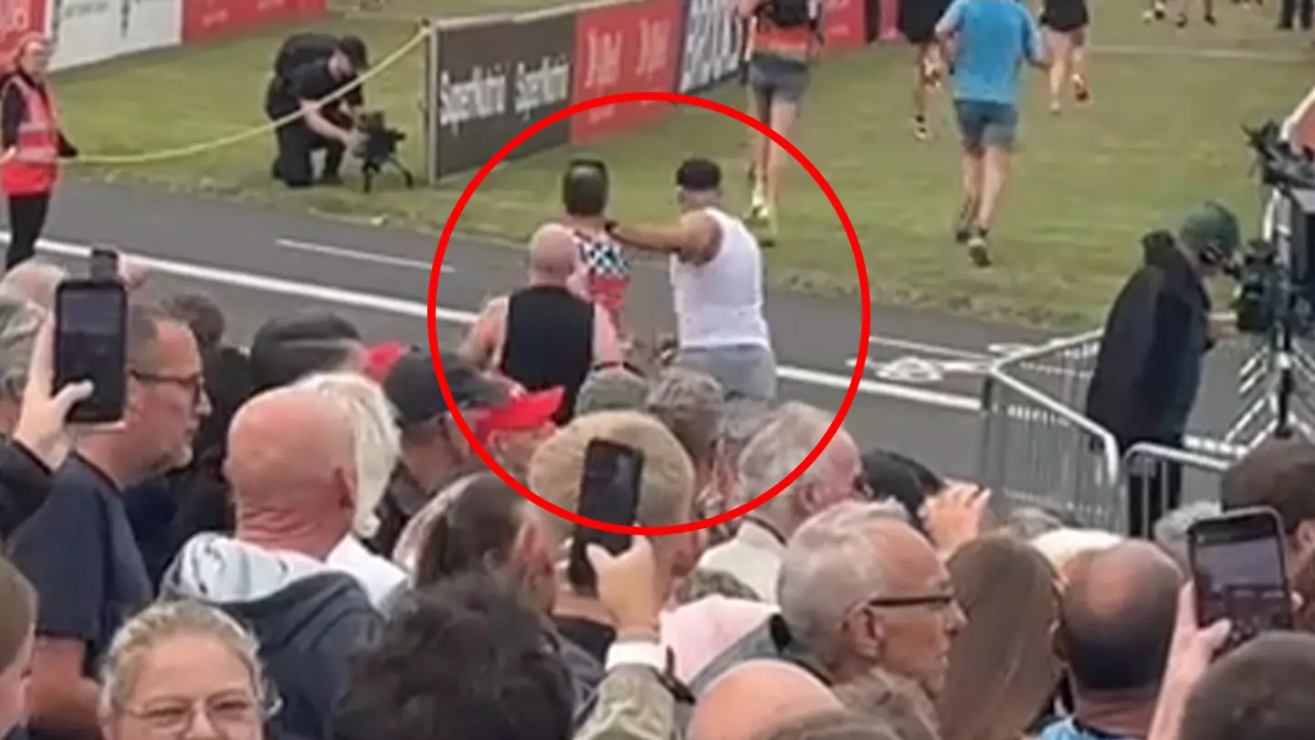Tommy Fury Caught Pushing Runner Out of the Way in Sprint Finish During Race