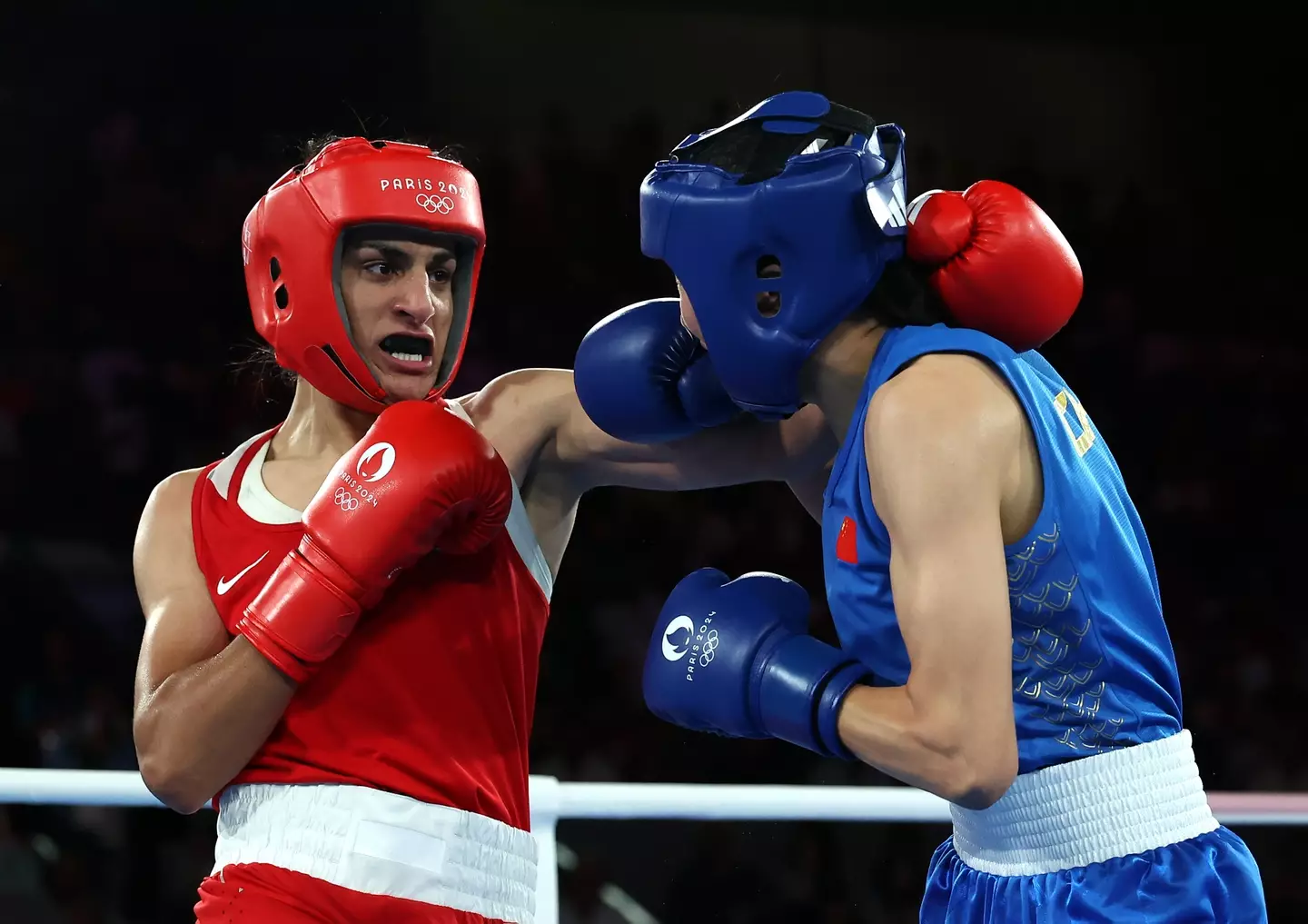 Imane Khelif was asked to return her medal by IBA President  Photo by Richard Pelham/Getty Images