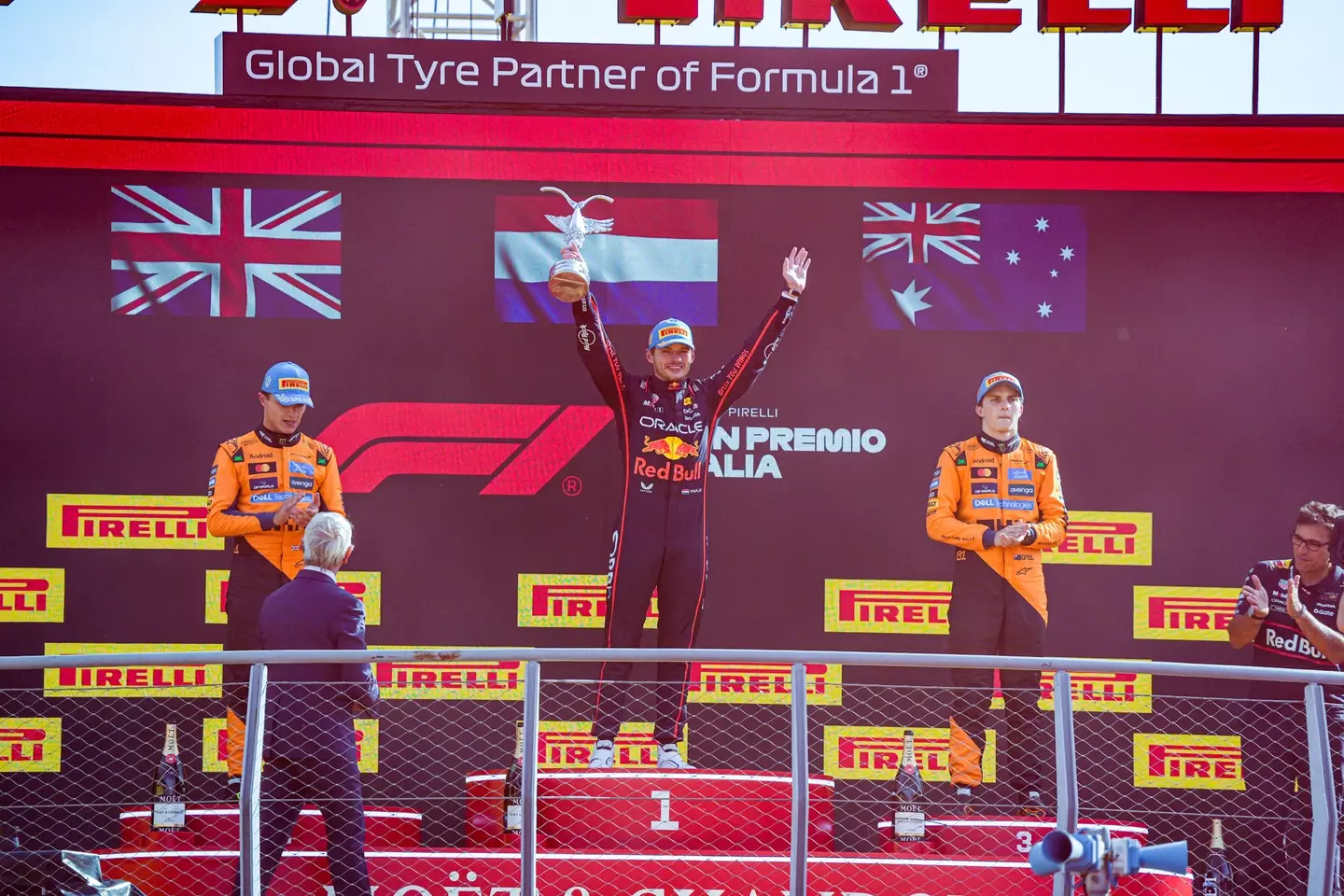 Max Verstappen won the Italian Grand Prix in Monza. Image: Getty