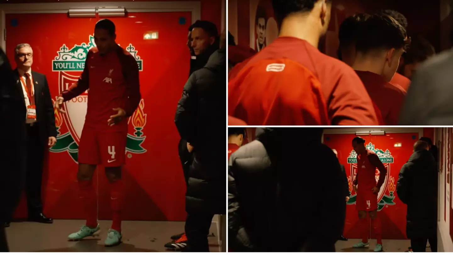 Behind-the-scenes footage of Virgil van Dijk's 'unbelievable' speech before Southampton game is giving people chills