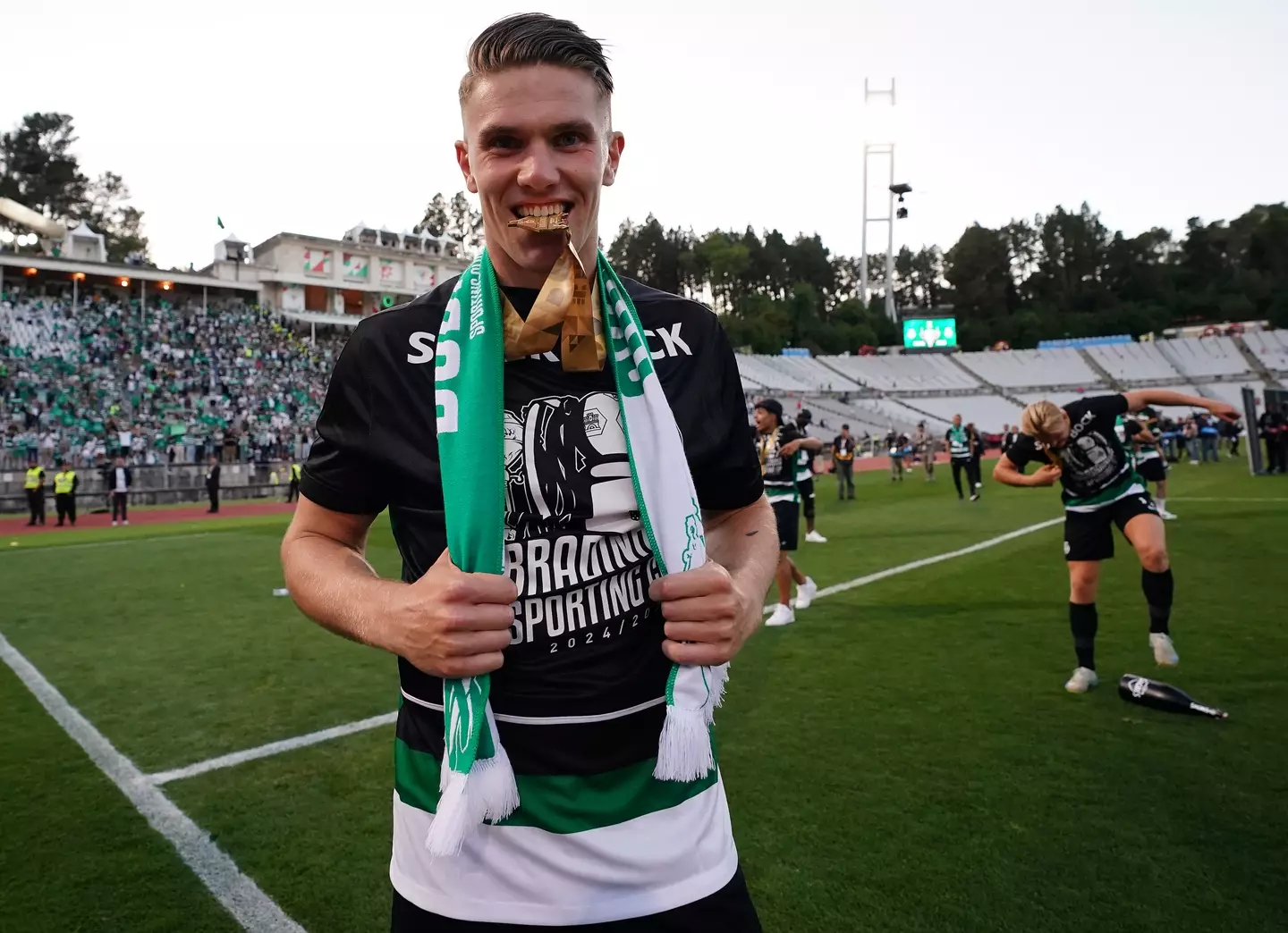 Viktor Gyokeres wants to leaving Sporting CP this summer. Image: Getty