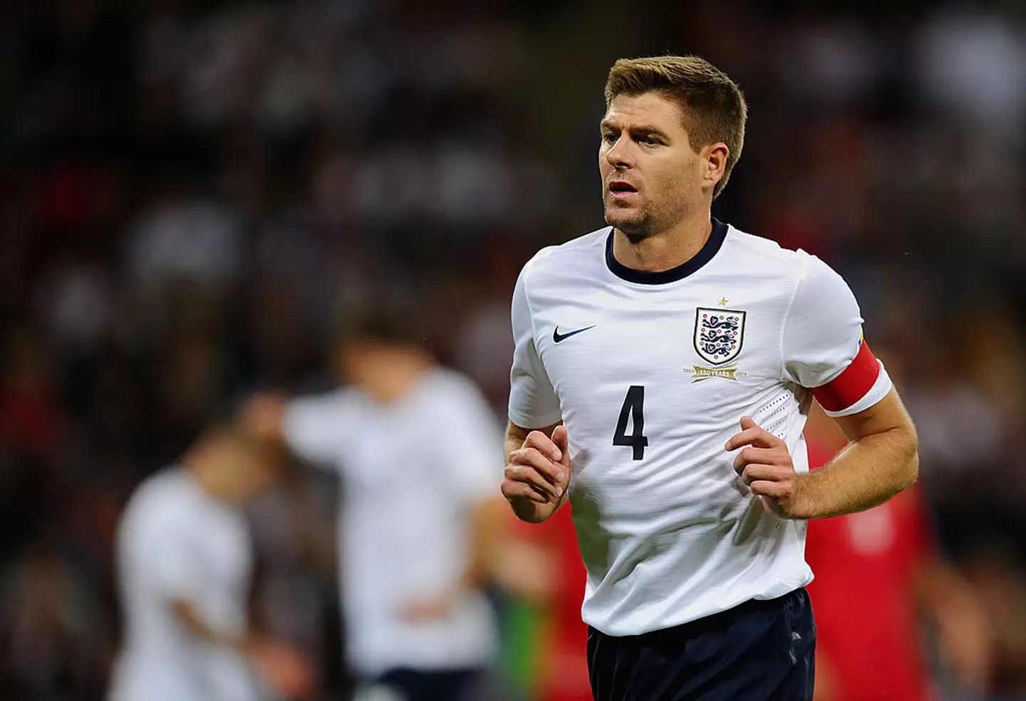 Steven Gerrard has 114 appearances for England. (Image: Getty)