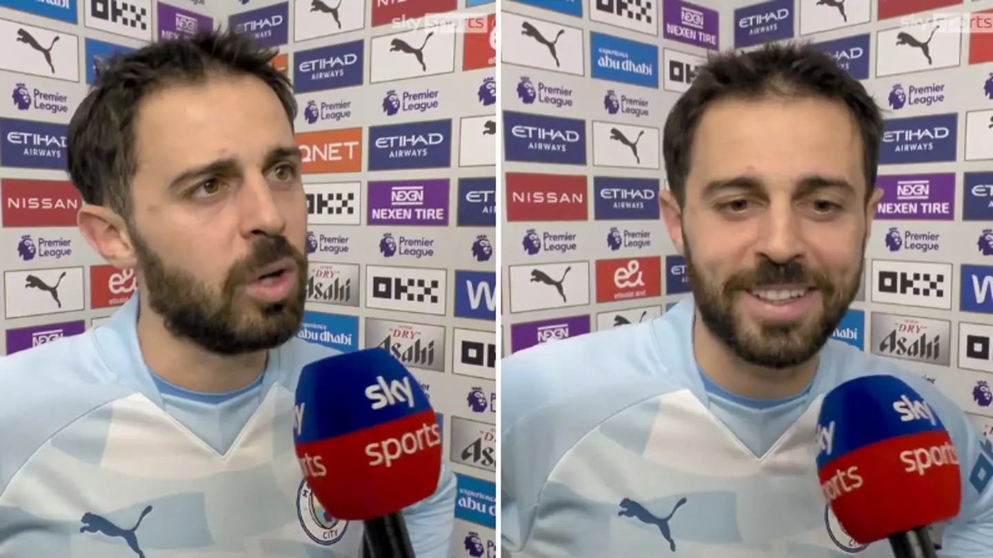 Bernardo Silva convinced to change Premier League title prediction by Sky Sports reporter
