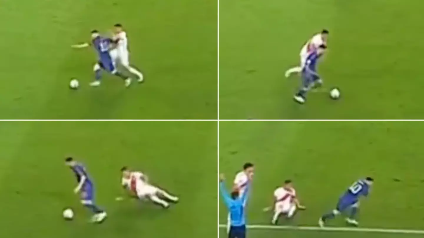 Lionel Messi toys with Peru defender, destroyed him TWICE in a matter of seconds