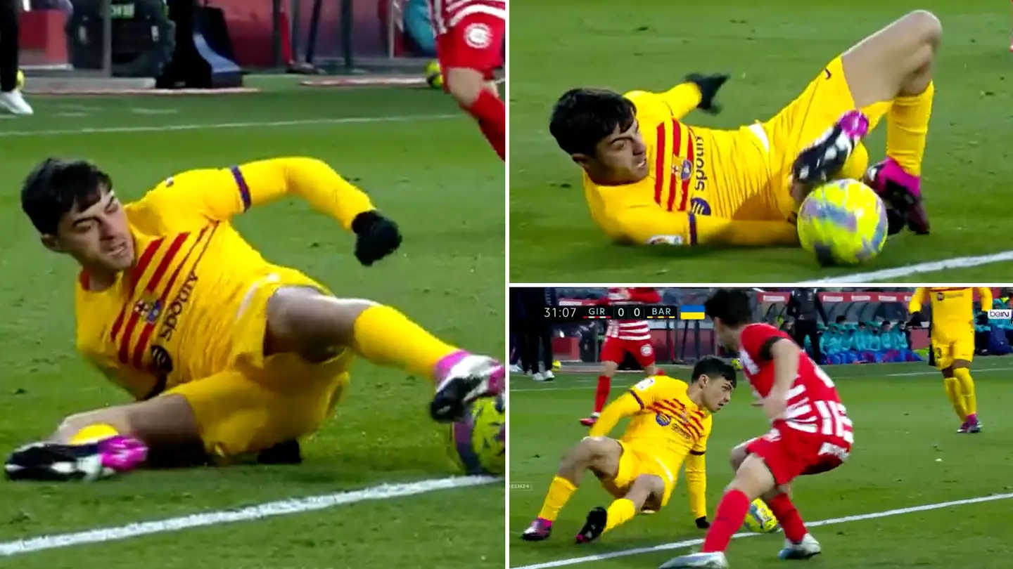 Pedri's ability to control the ball while on the floor with 'breakdancing' skill needs explaining