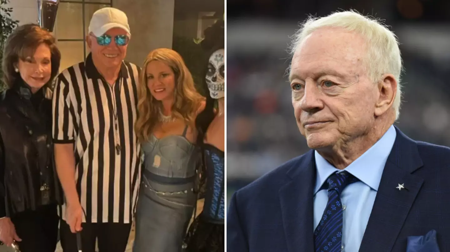 Dallas Cowboys owner offends blind people with his 'blind ref' Halloween costume