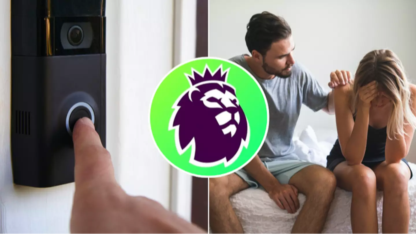 Premier League star 'dumped by wife after being caught out by Ring doorbell'